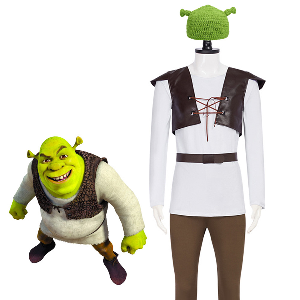 Leather Work Pants - Kostum Cosplay Shrek Topi Hijau Celana