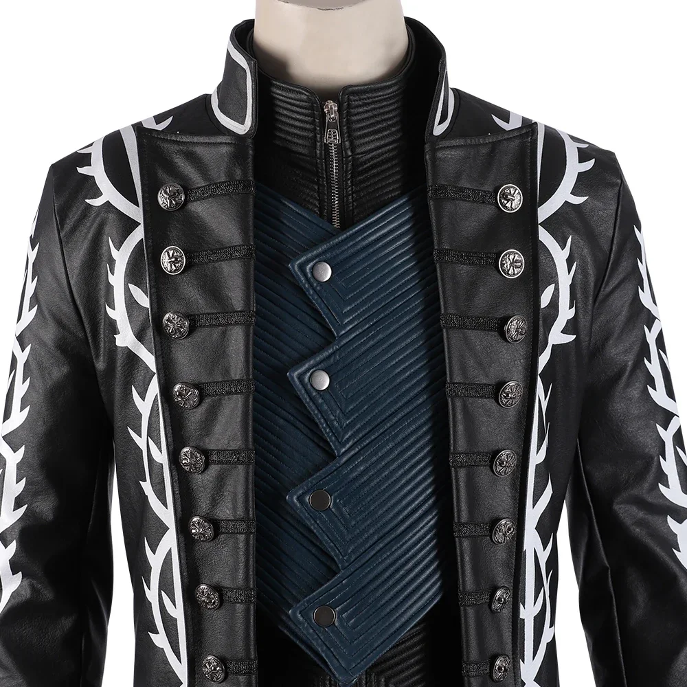 Leather Work Pants - Kostum Cosplay Game DMC 5 Vergil