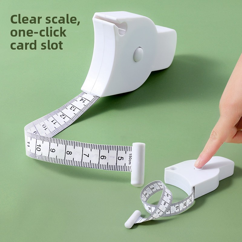 Leatherwork Ruler - Pita Ukur Tiga-in-Satu untuk Lingkar Pinggang,
