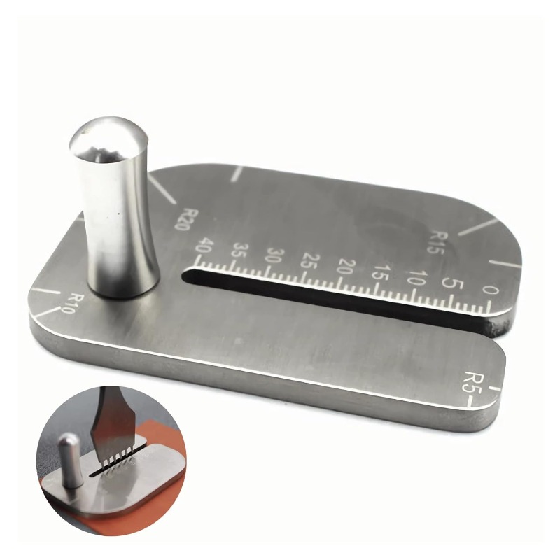 Leatherwork Ruler - Alat Penggaris Pemotong Kulit DIY, Papan