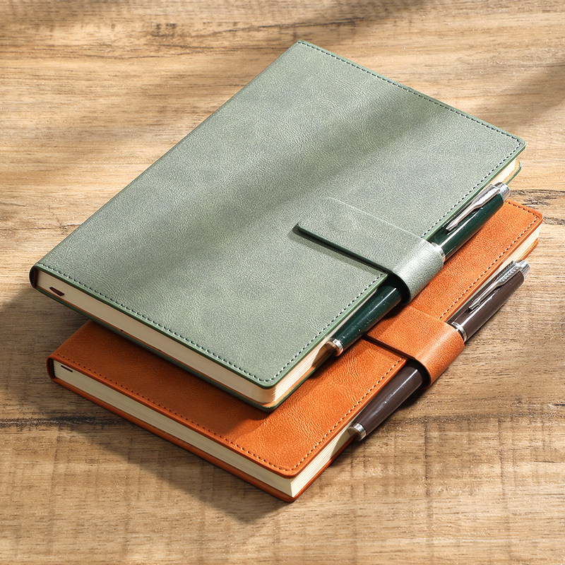 Leather Work Notebook - Buku Catatan Bisnis A5 Kulit PU