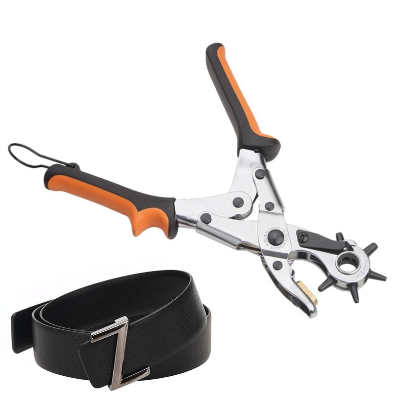 Leather Punch Revolving - Sabuk kulit pelubang tali jam tangan,