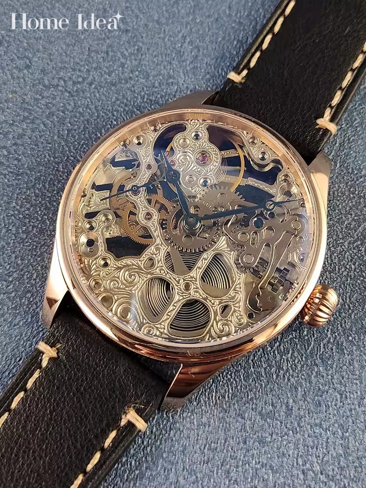 Leatherwork Ideas - Jam Tangan Mekanik Pria Bisnis Mewah