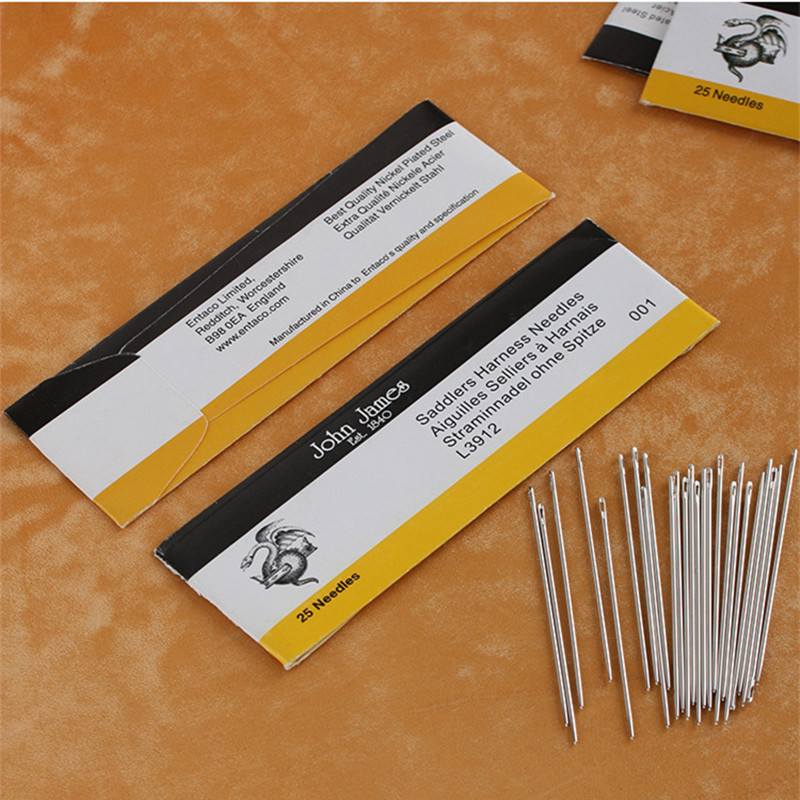 Leather Needle Harness - 25Pcs/Bag Jarum Jahit Kulit Hand Junetree