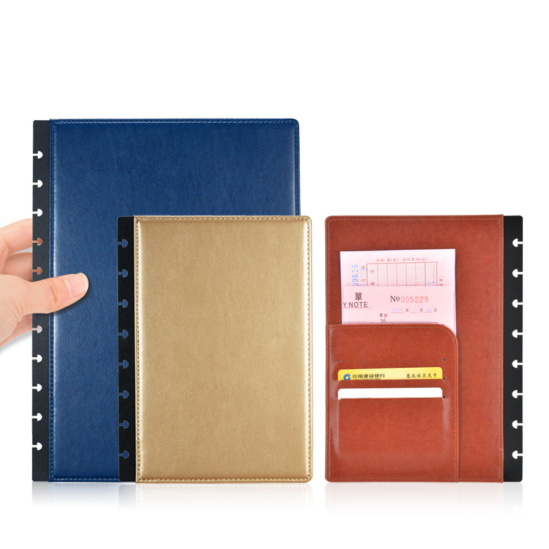 Leather Work Notebook - Buku Catatan Bersampul Kulit Model Loose-leaf
