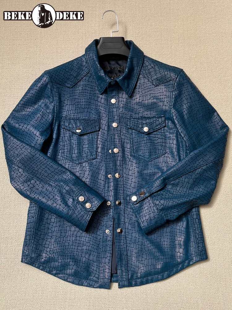 Leatherwork Patterns - Jaket Kulit Asli Pria Motif Kulit