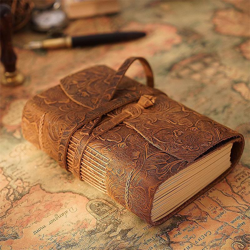 Leather Work Notebook - Buku catatan kulit buatan tangan jurnal