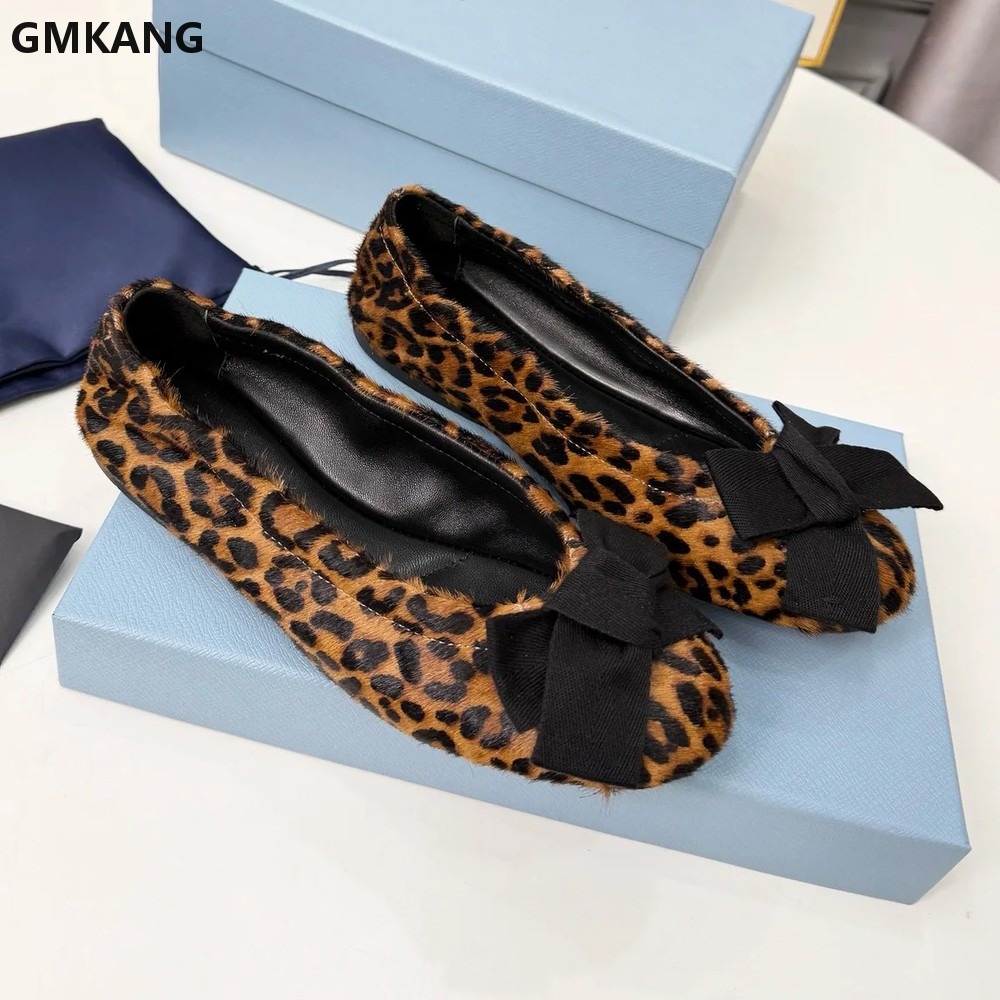 Sepatu Flat Balet Wanita denga - Leather Work Flats Women ulasan dan harga