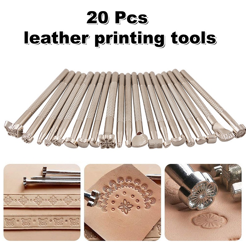 20Pcs Alat Stempel Kulit Alat  - Leather Work Organiser ulasan dan harga