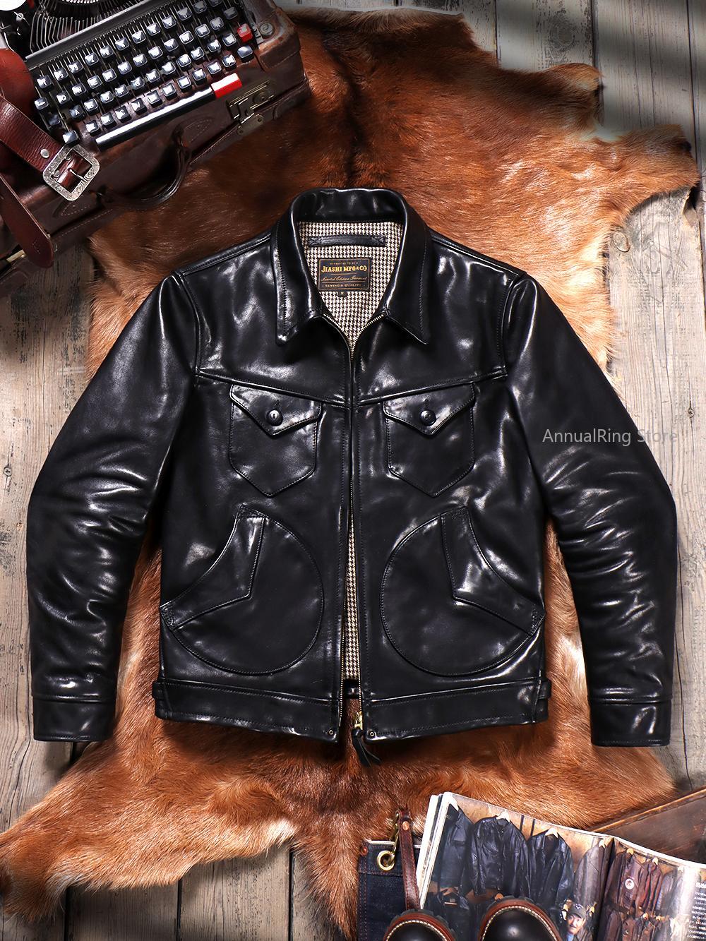 Jaket Biker Kulit Asli Pendek  - Leather Work Jacket ulasan dan harga