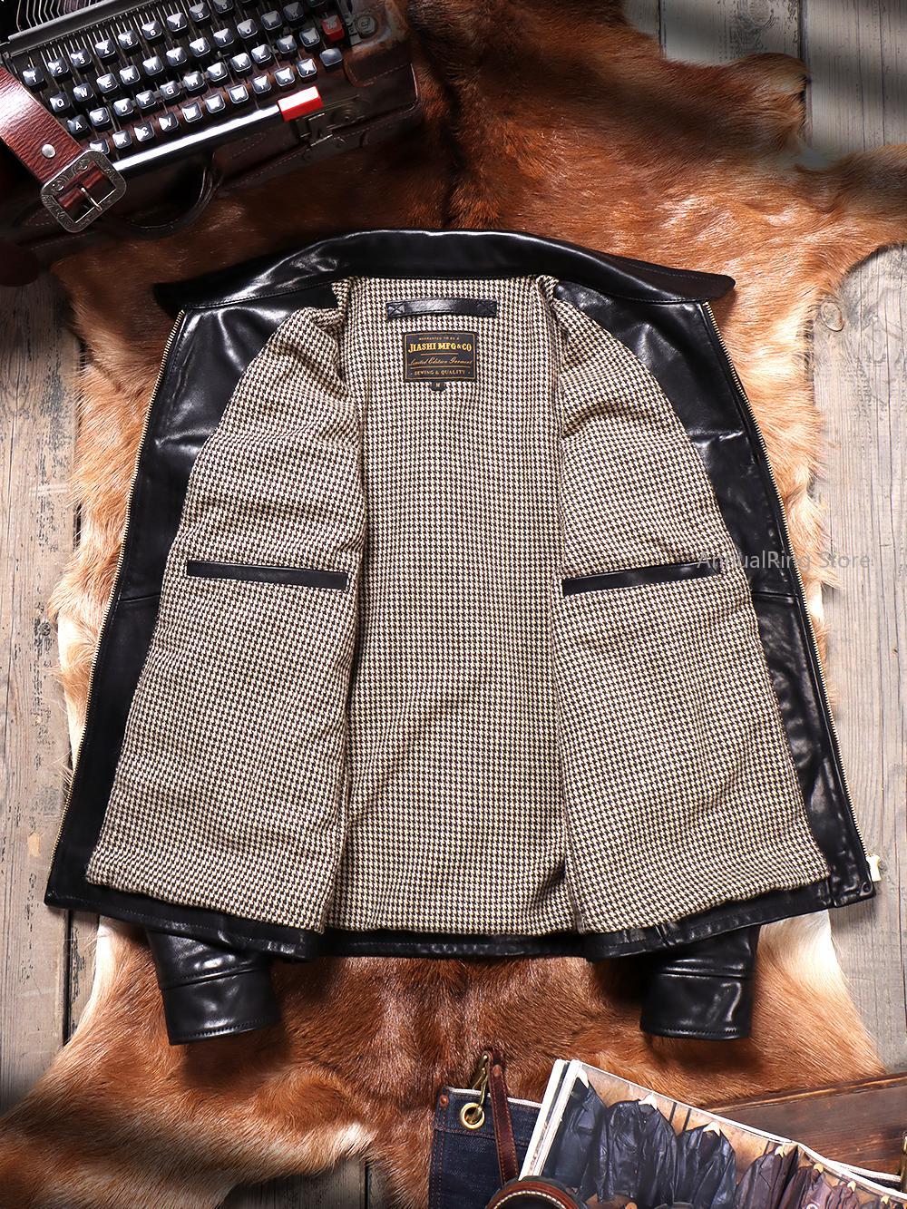 Jaket Biker Kulit Asli Pendek  - Leather Work Jacket ulasan dan harga