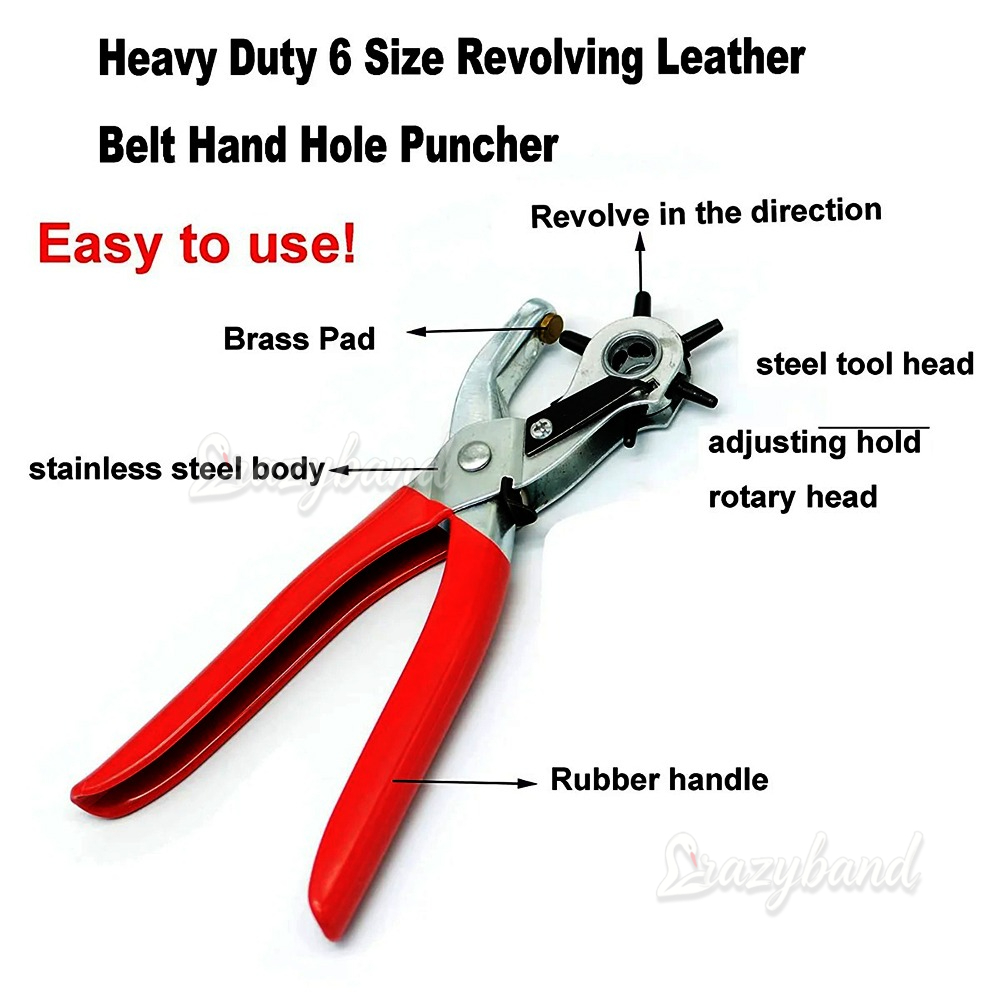 Pembuat Lubang Kulit Multifung - Leather Punch Revolving ulasan dan harga