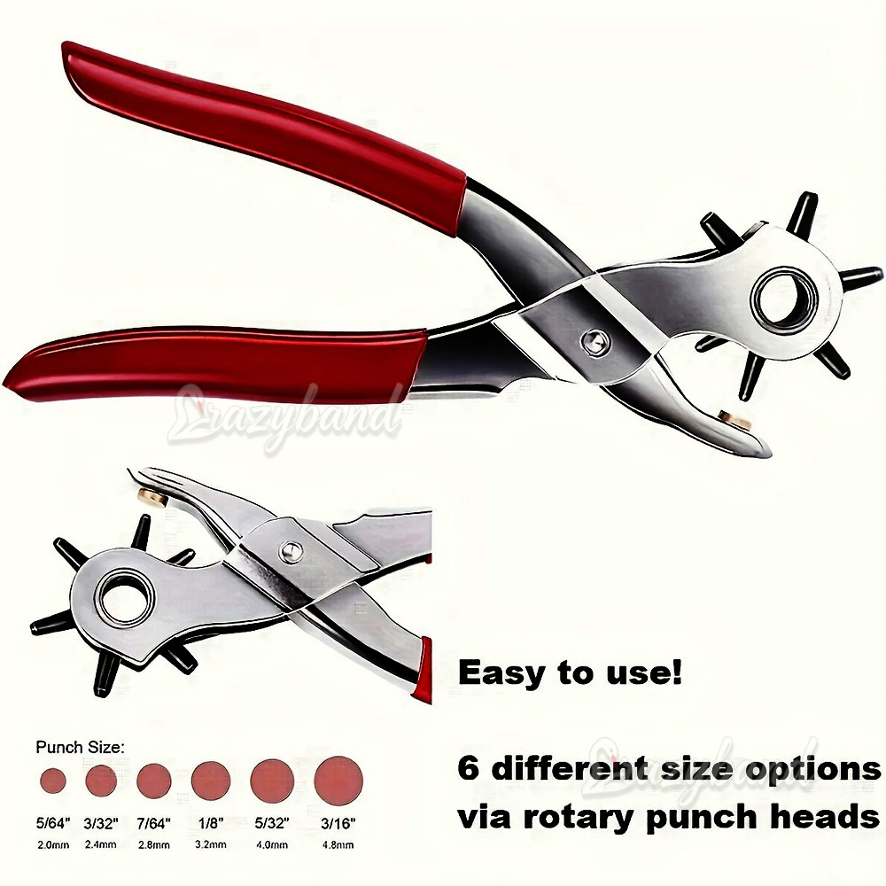 Pembuat Lubang Kulit Multifung - Leather Punch Revolving ulasan dan harga