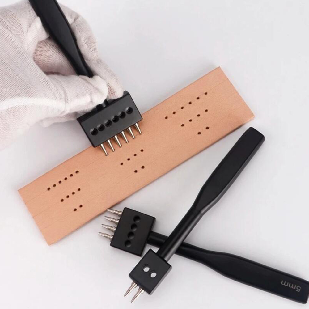 Set Alat Pelubang Kulit Black  - Leather Punch Revolving ulasan dan harga