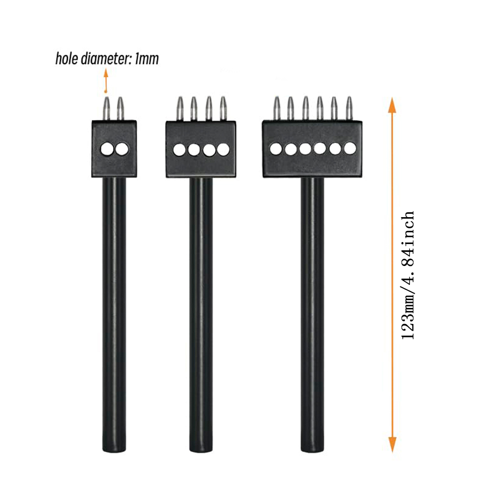Set Alat Pelubang Kulit Black  - Leather Punch Revolving ulasan dan harga