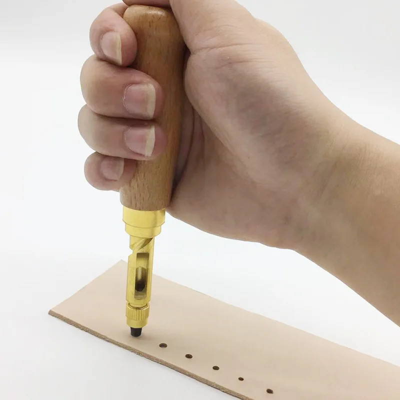 Perforator Putar Kulit DIY 6-p - Leather Punch Revolving ulasan dan harga