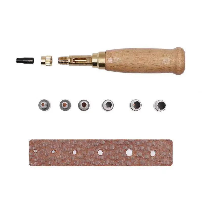 Perforator Putar Kulit DIY 6-p - Leather Punch Revolving ulasan dan harga