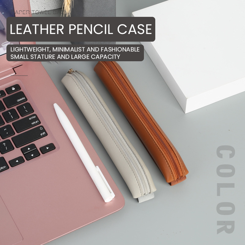 Tempat pena kulit Pu, tempat p - Leather Work Notebook ulasan dan harga