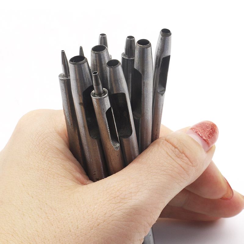 10pcs Alat Pelubang Kulit Puta - Leather Punch Revolving ulasan dan harga