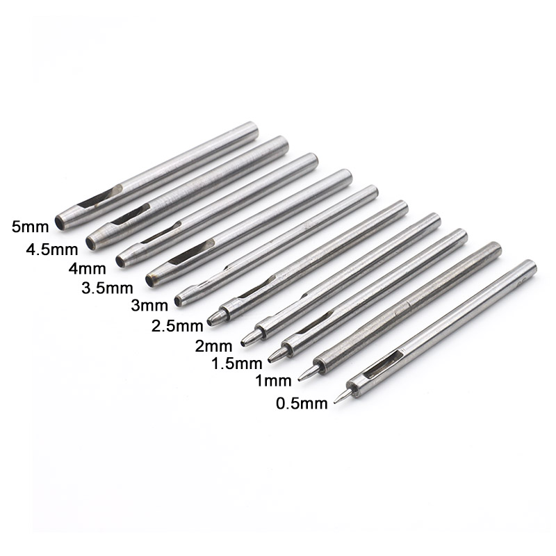 10pcs Alat Pelubang Kulit Puta - Leather Punch Revolving ulasan dan harga