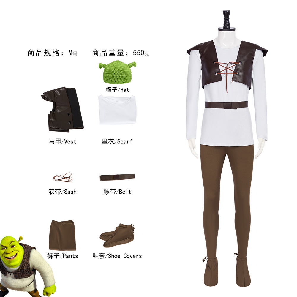 Kostum Cosplay Shrek Topi Hija - Leather Work Pants ulasan dan harga