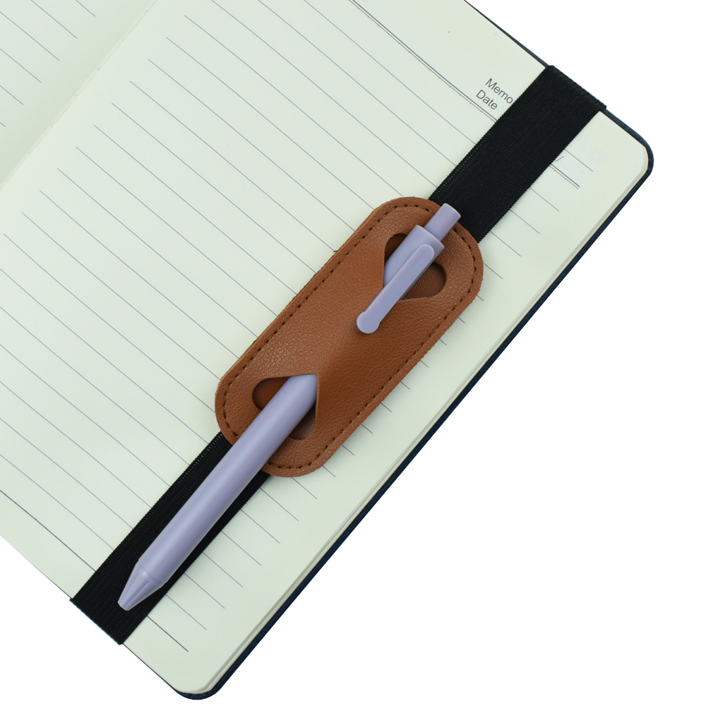 Tali Tempat Pena Kulit PU Elas - Leather Work Notebook ulasan dan harga