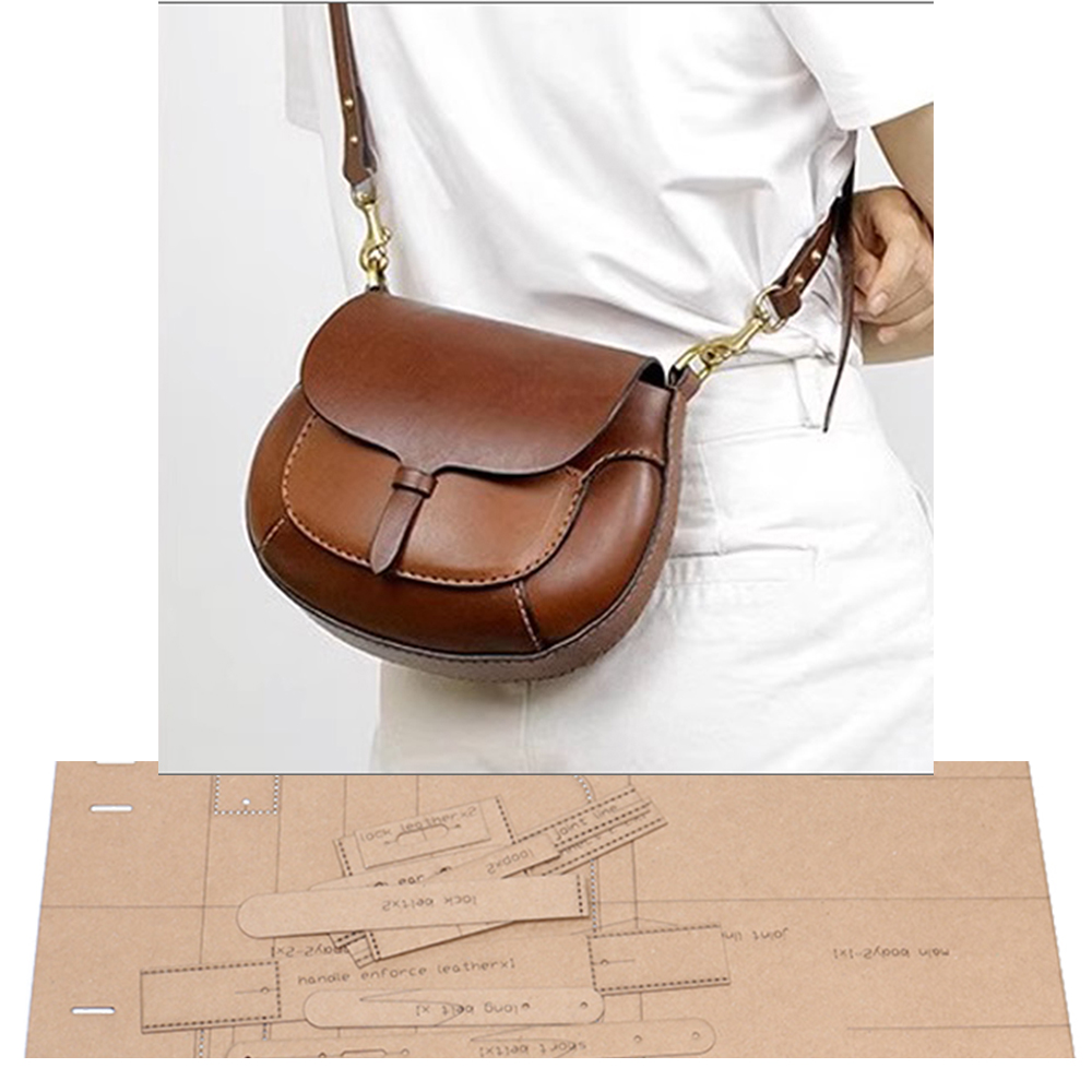 Diy tas bahu sadel wanita Kera - Leatherwork Patterns ulasan dan harga