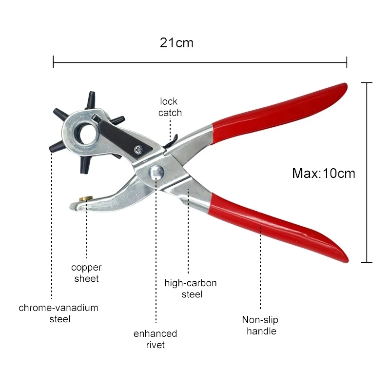 Sabuk kulit pelubang tali jam  - Leather Punch Revolving ulasan dan harga