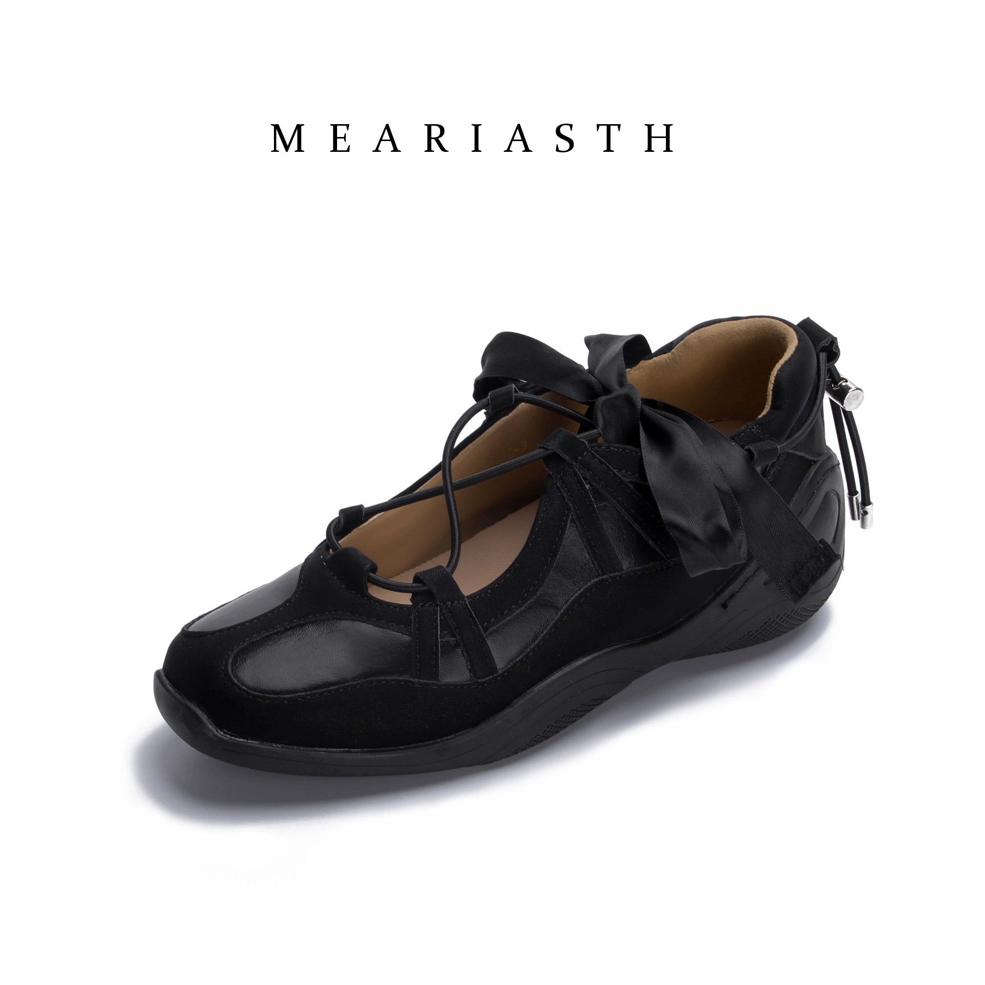 Sepatu wanita model mary jane  - Leather Work Flats Women ulasan dan harga
