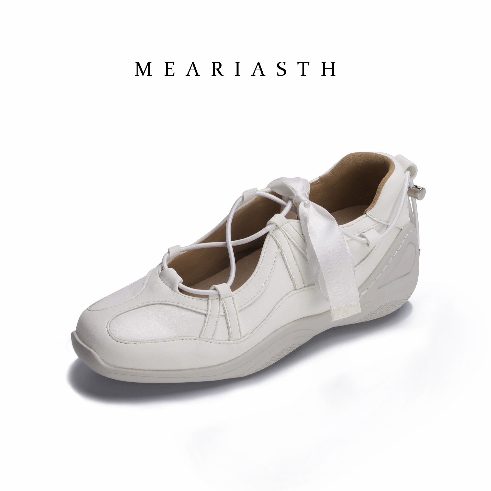 Sepatu wanita model mary jane  - Leather Work Flats Women ulasan dan harga