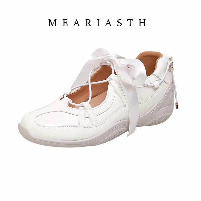 Sepatu wanita model mary jane  - Leather Work Flats Women ulasan dan harga