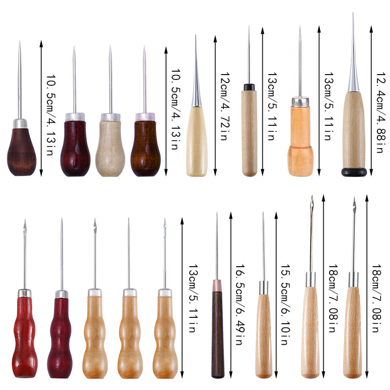 Penusuk Kulit Gagang Kayu Penu - Leather Work Organiser ulasan dan harga