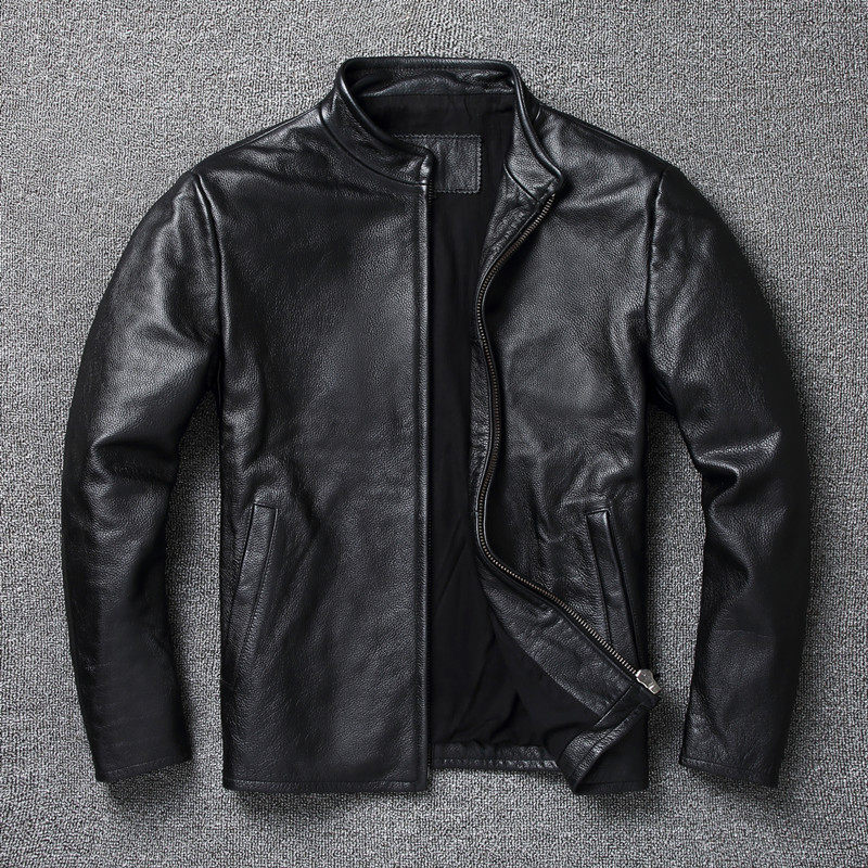 Jaket Kulit Asli 100% Mantel K - Leather Work Jacket ulasan dan harga