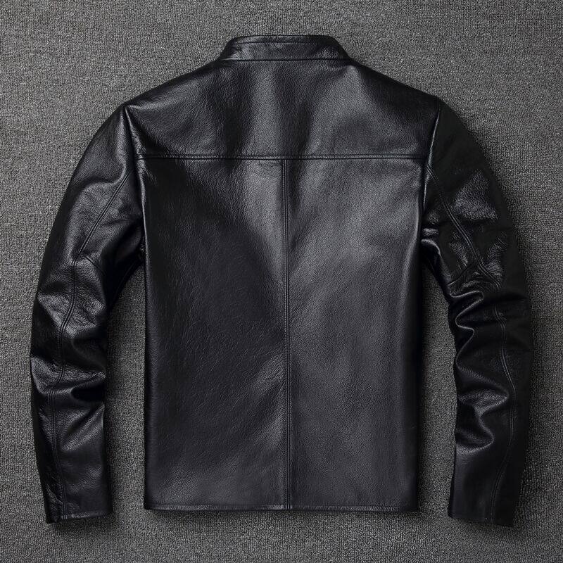 Jaket Kulit Asli 100% Mantel K - Leather Work Jacket ulasan dan harga