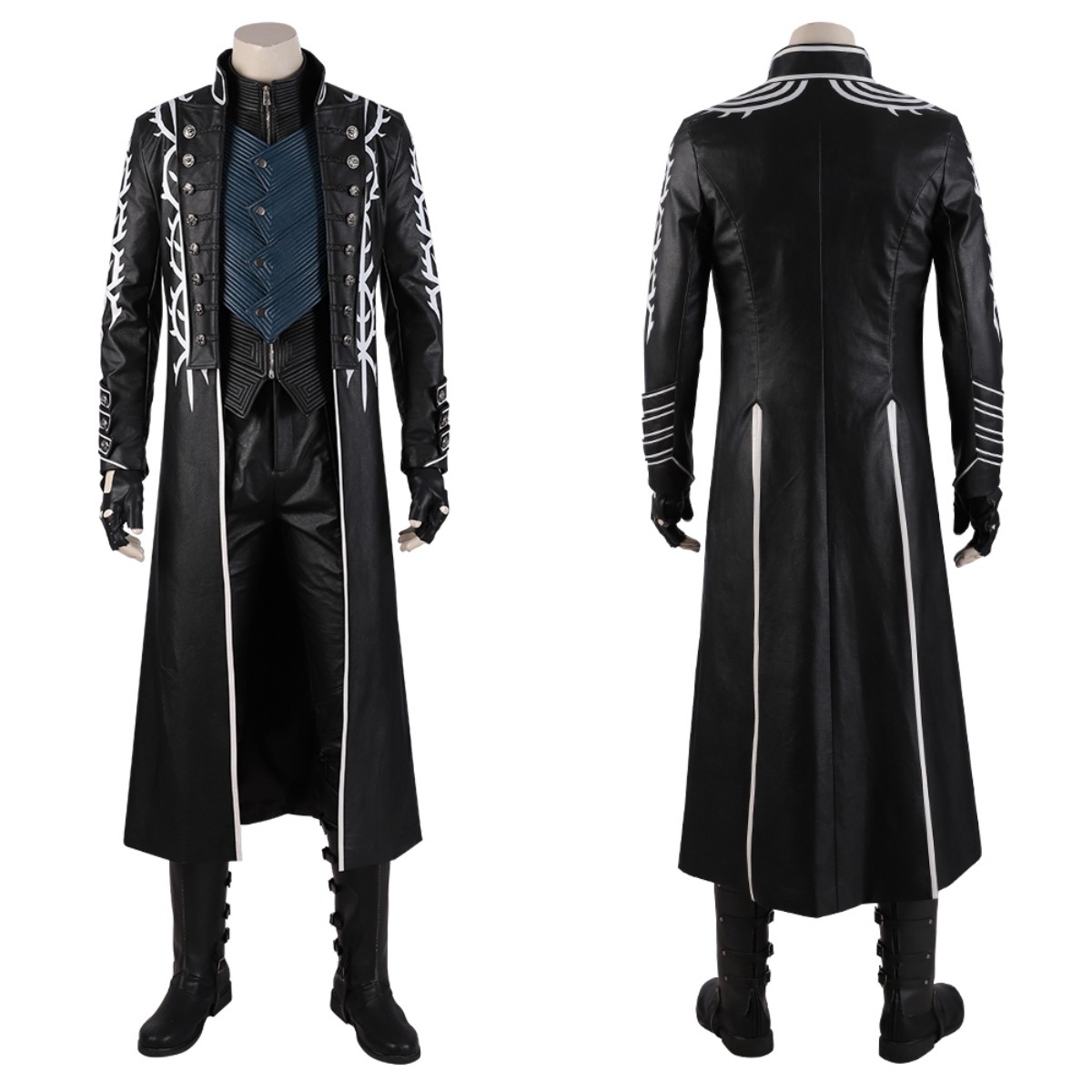 Kostum Cosplay Game DMC 5 Verg - Leather Work Pants ulasan dan harga