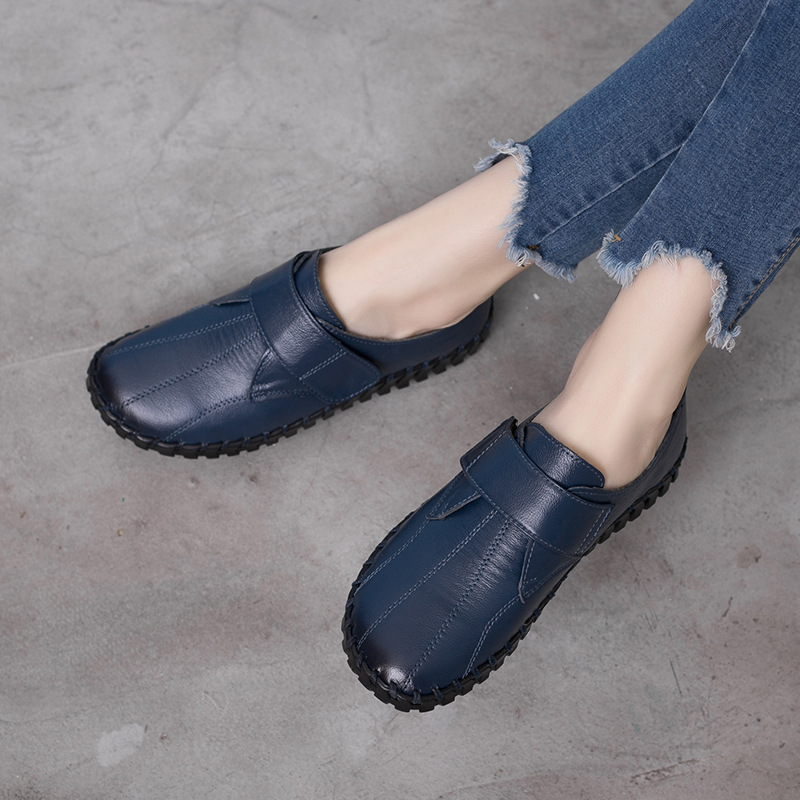 Sepatu kulit asli wanita, Kasu - Leather Work Flats Women ulasan dan harga
