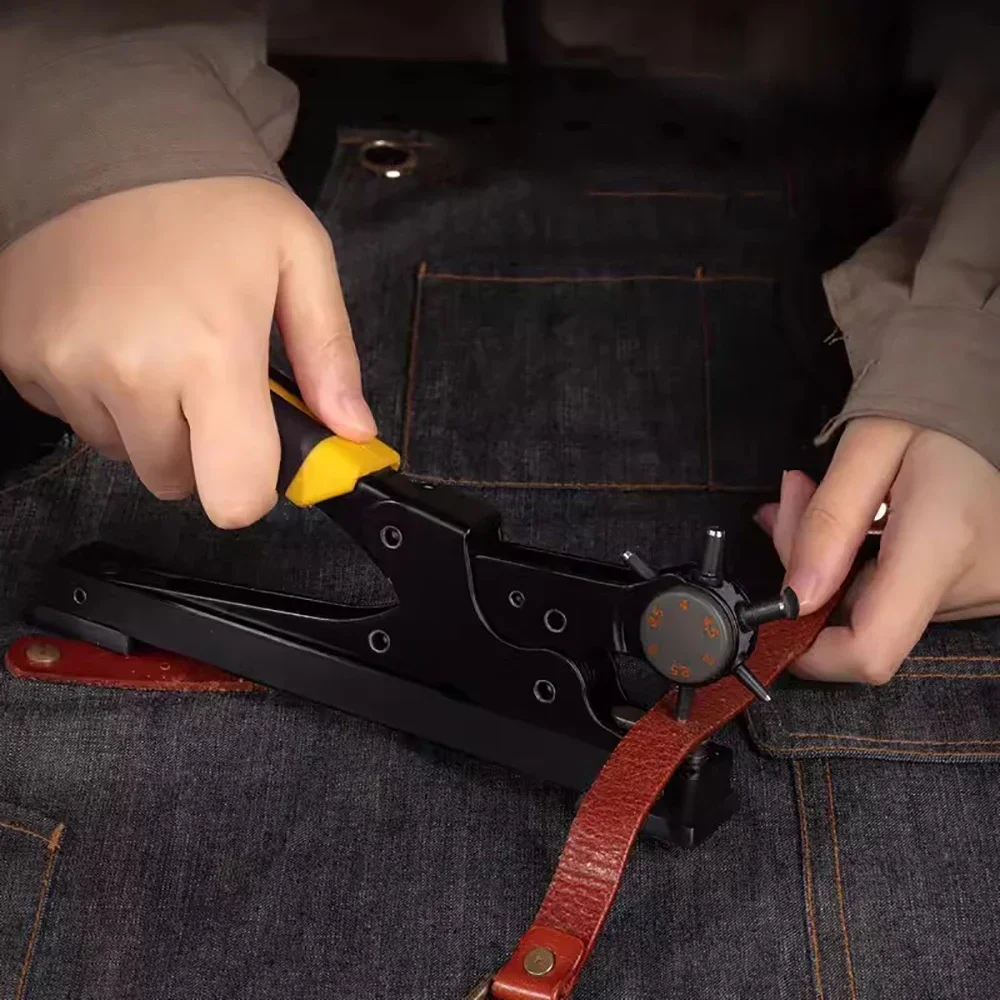Alat Pelubang Kulit Heavy Duty - Leather Punch Revolving ulasan dan harga