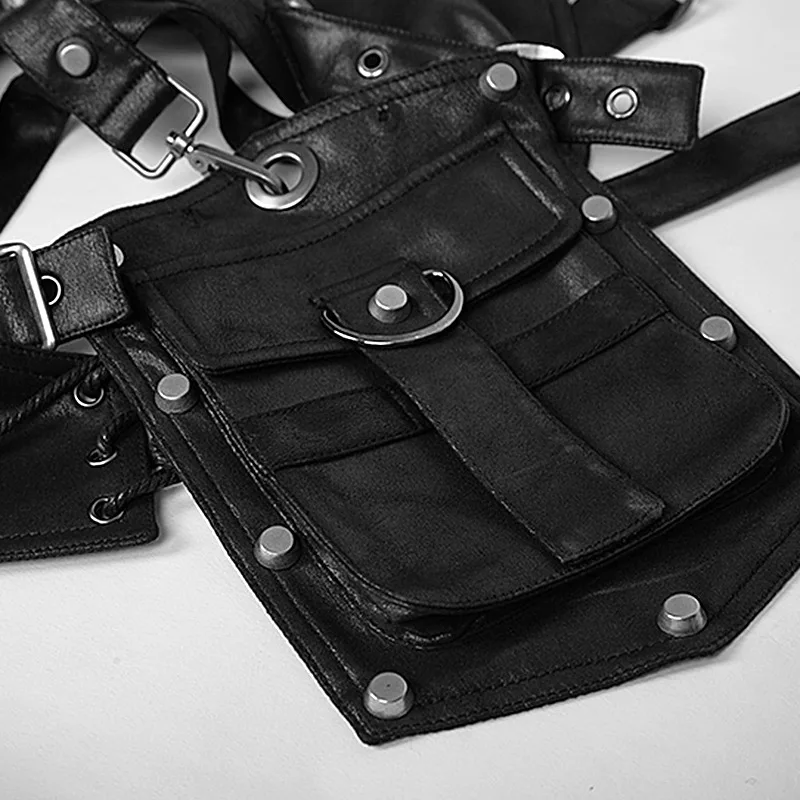 Rompi Renaisans Satu Bahu Baju - Leather Work Jacket ulasan dan harga