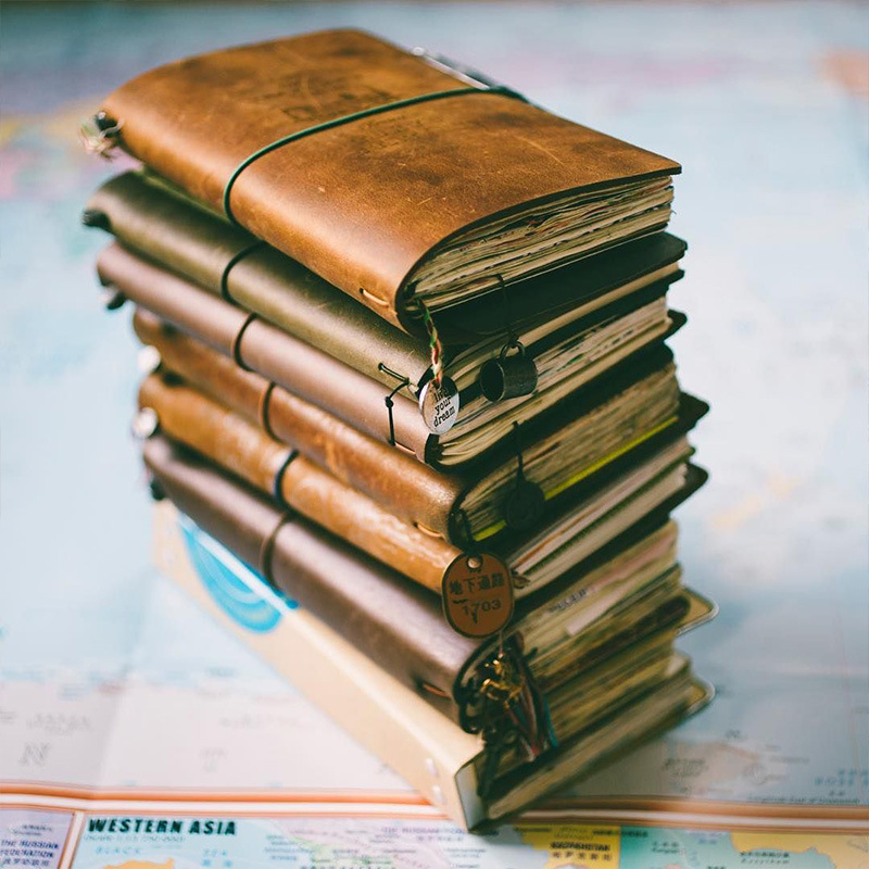 Sampul Kulit Retro Rusak Catat - Leather Work Notebook ulasan dan harga