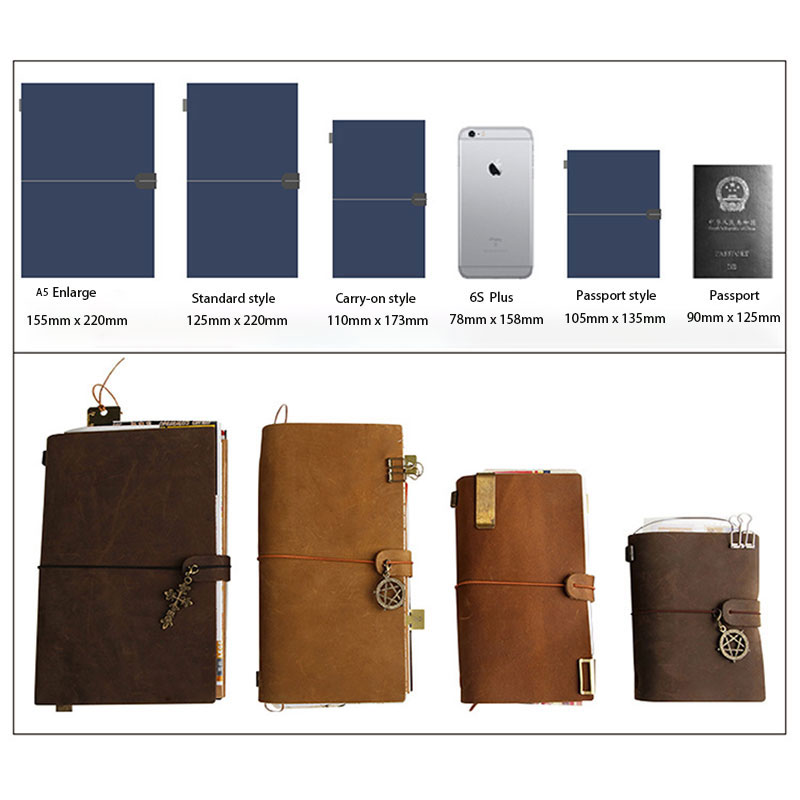 Sampul Kulit Retro Rusak Catat - Leather Work Notebook ulasan dan harga