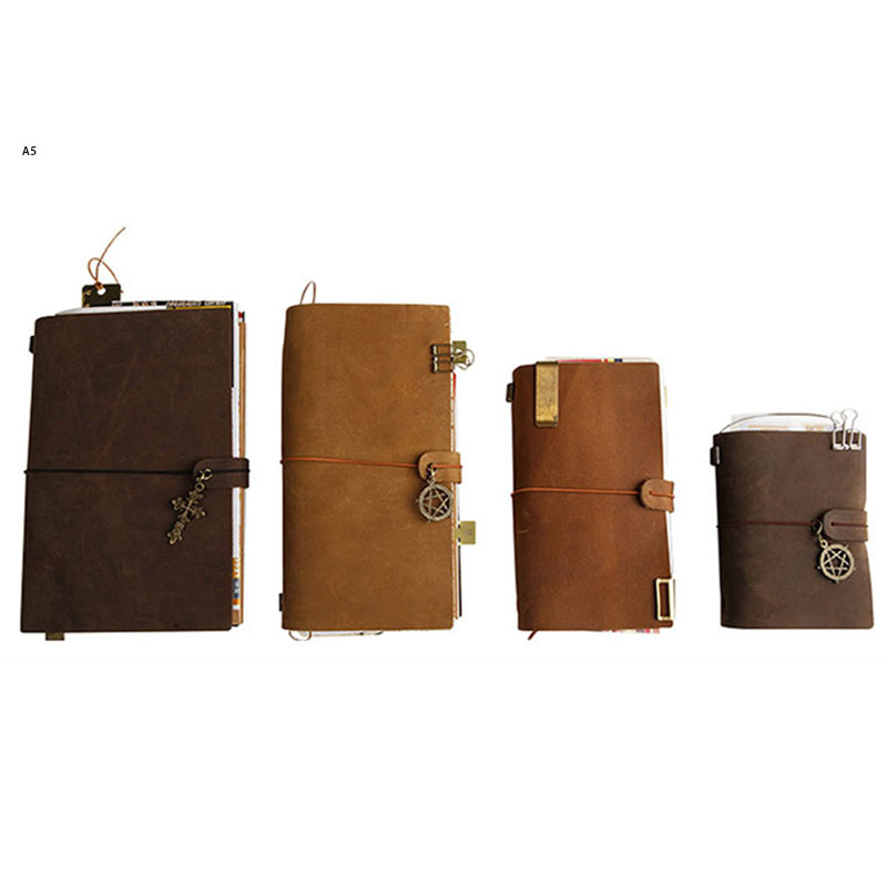 Sampul Kulit Retro Rusak Catat - Leather Work Notebook ulasan dan harga