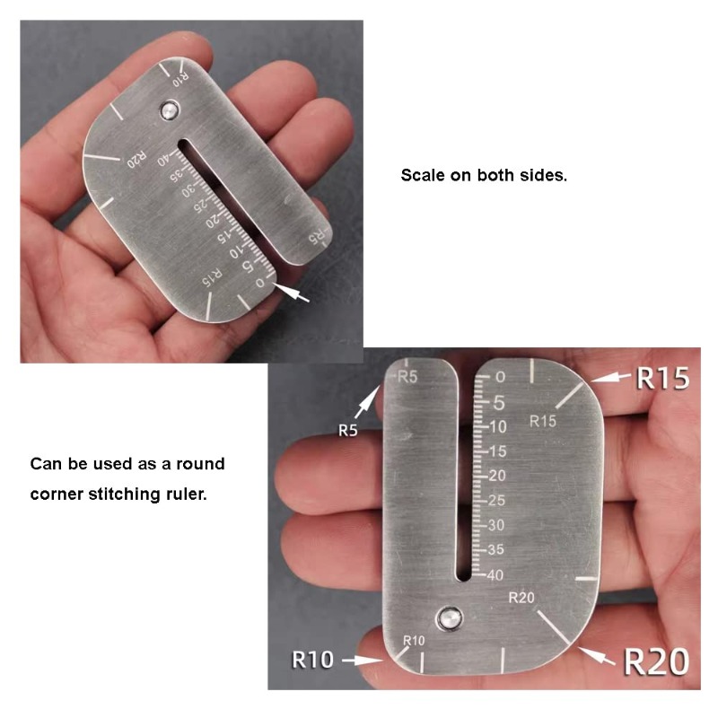 Alat Penggaris Pemotong Kulit  - Leatherwork Ruler ulasan dan harga