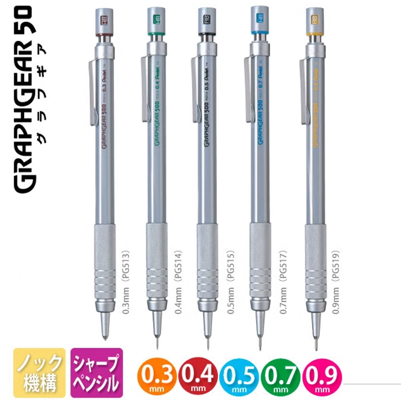 Pentel GraphGear 500 Pensil Pe - Pentel Pen Graphgear ulasan dan harga