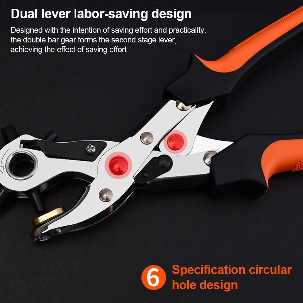 Tang Pembuat Lubang Logam Kuli - Leather Punch Revolving ulasan dan harga