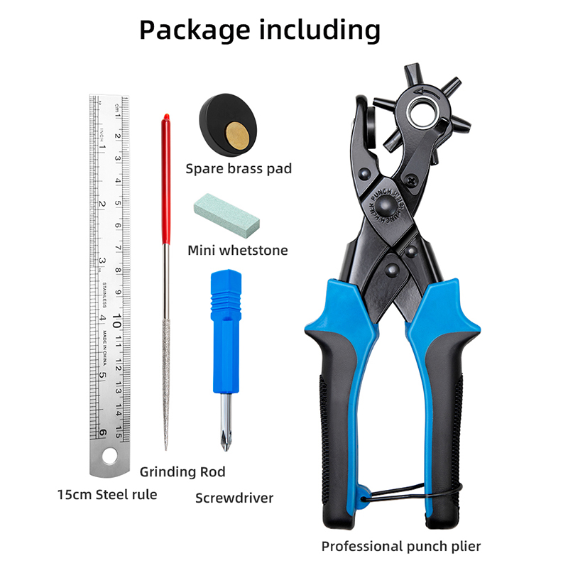 WUTA Kit Tang Pelubang Sabuk K - Leather Punch Revolving ulasan dan harga
