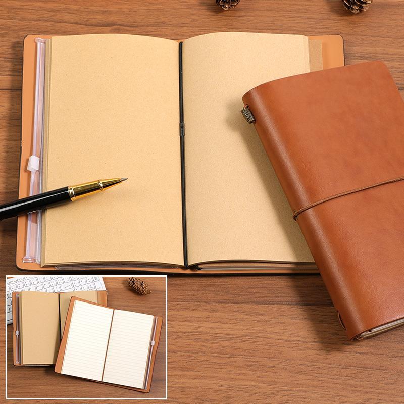 Buku Catatan Kulit PU Vintage  - Leather Work Notebook ulasan dan harga
