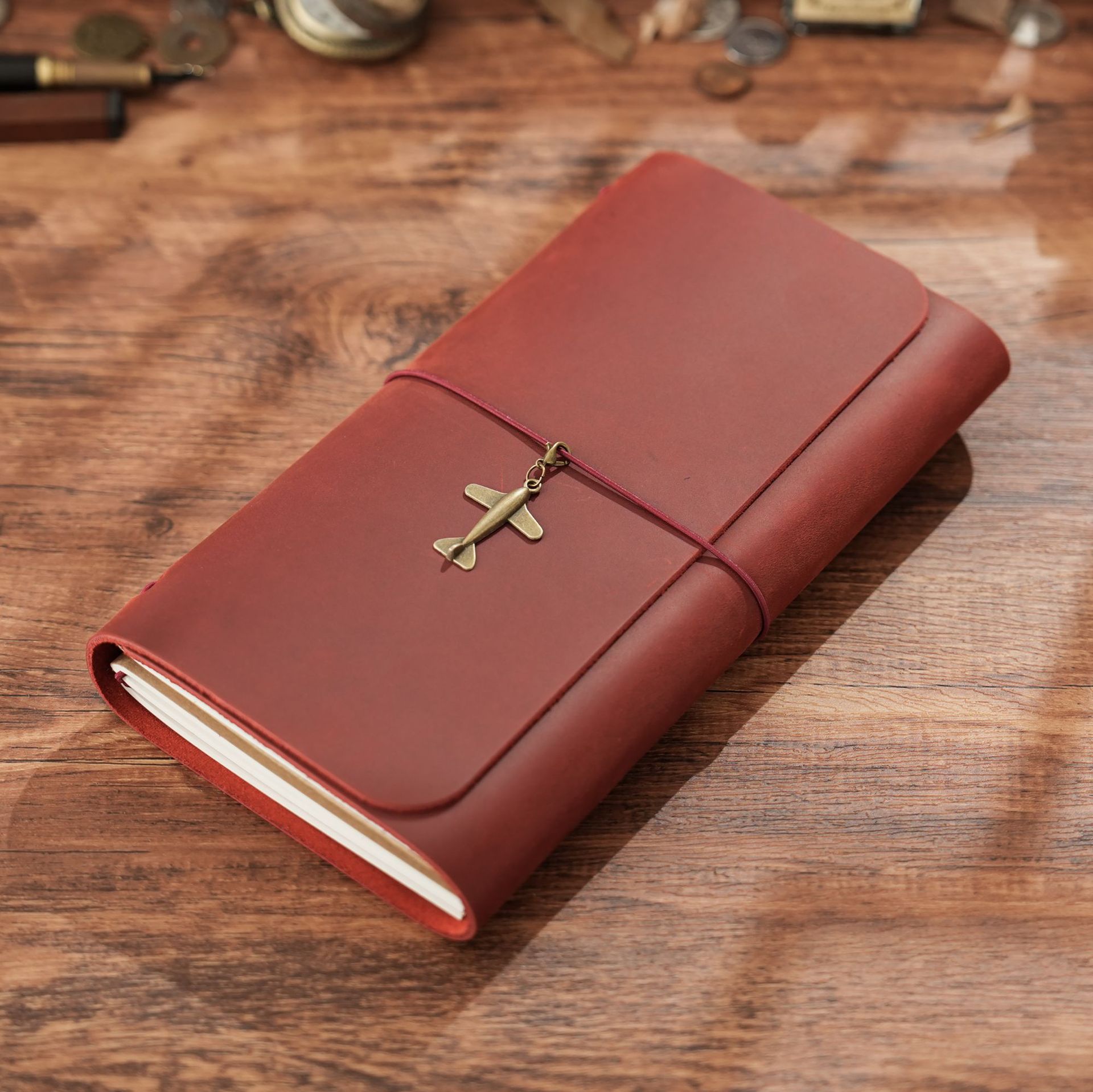 Buku Catatan Perjalanan Lipat  - Leather Work Notebook ulasan dan harga