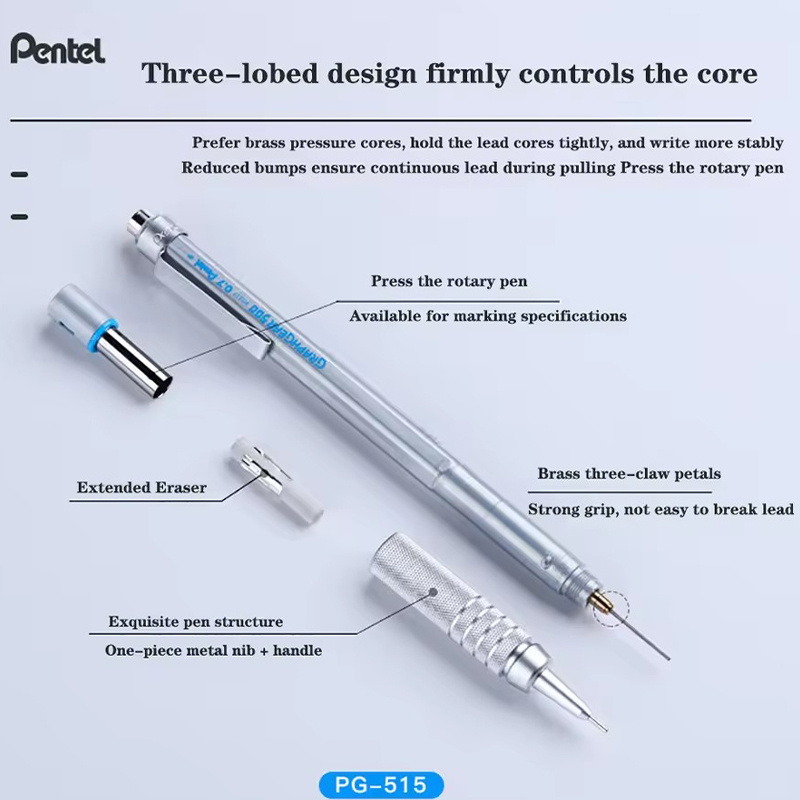 Pensil Mekanik Pentel GraphGea - Pentel Pen Graphgear ulasan dan harga