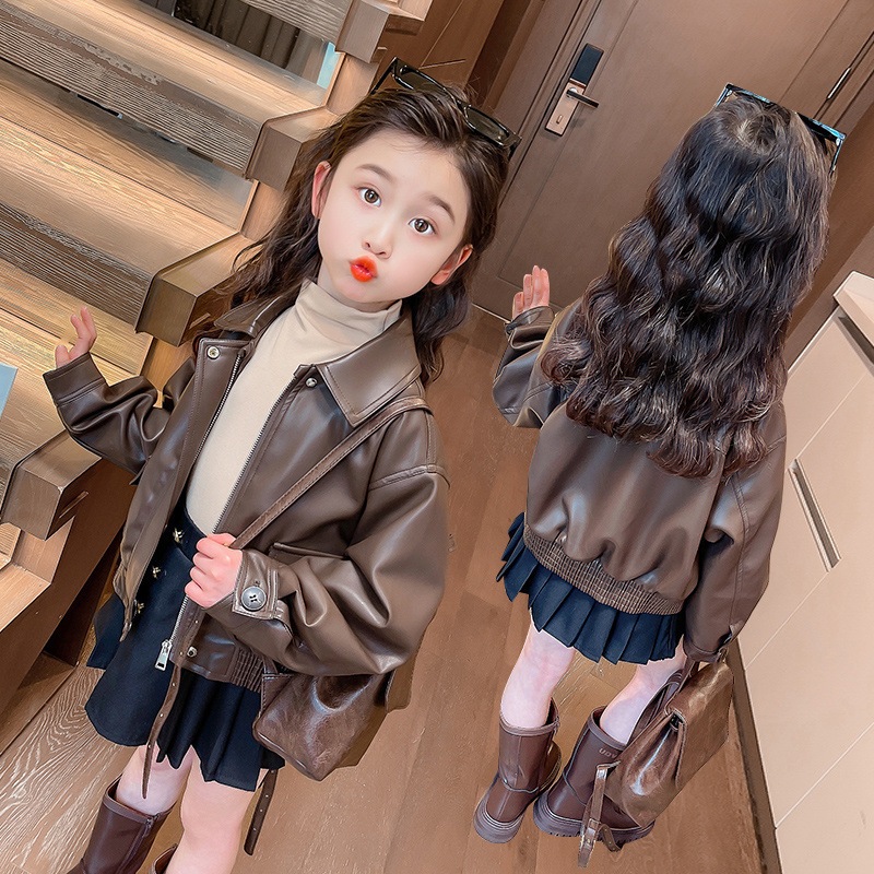 Mantel Kulit PU Pendek Berkera - Leather Work Jacket ulasan dan harga