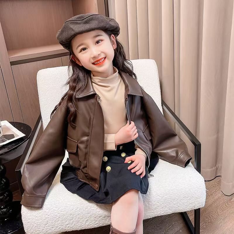 Mantel Kulit PU Pendek Berkera - Leather Work Jacket ulasan dan harga